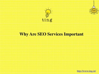 Why Are SEO Services Important? - slide 1