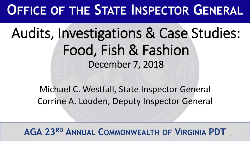 audits investigations case studies food fish fashion december 7 2018