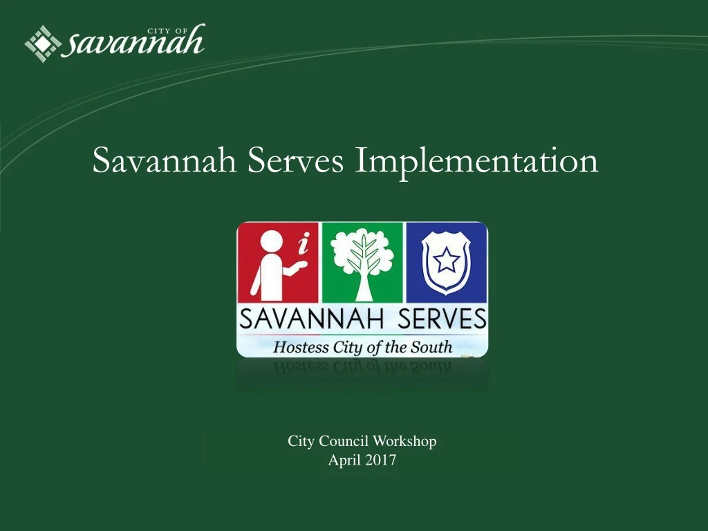 savannah serves implementation