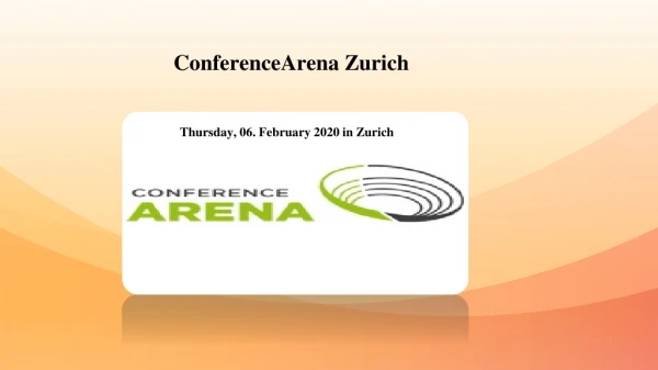 conferencearena zurich
