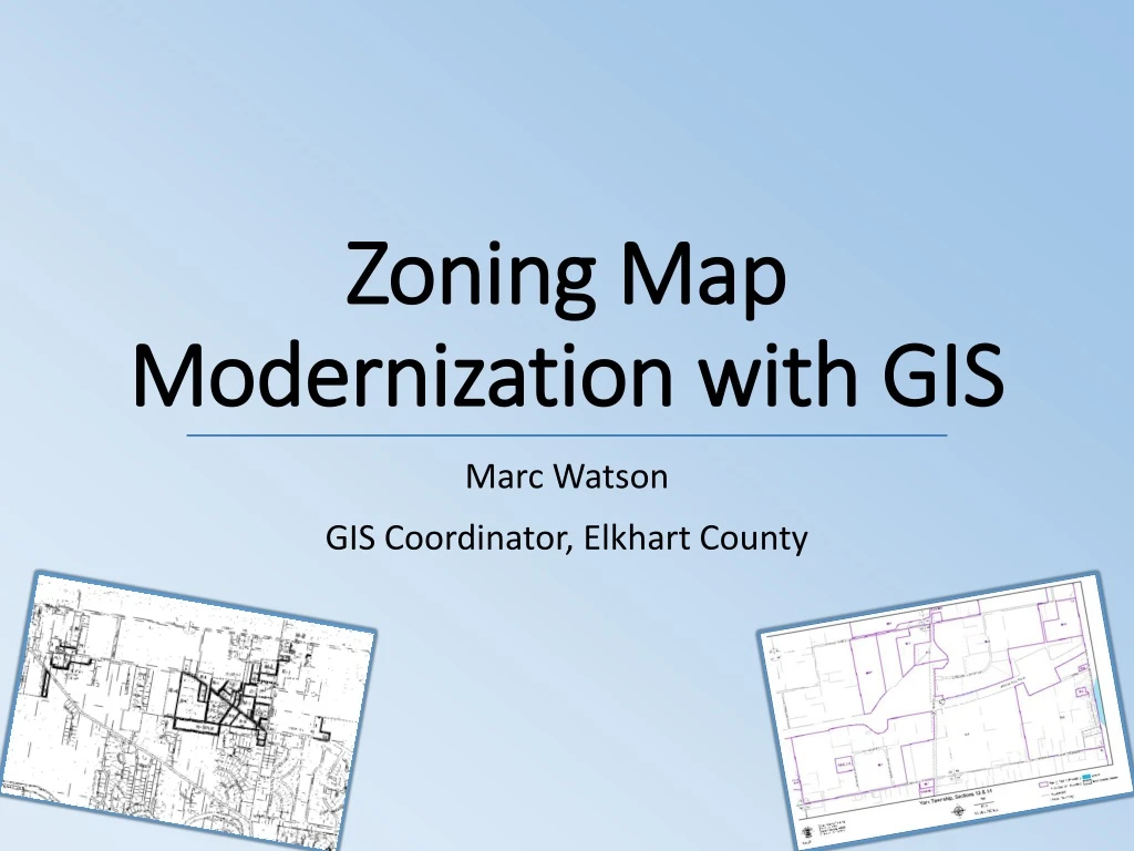 zoning map modernization with gis