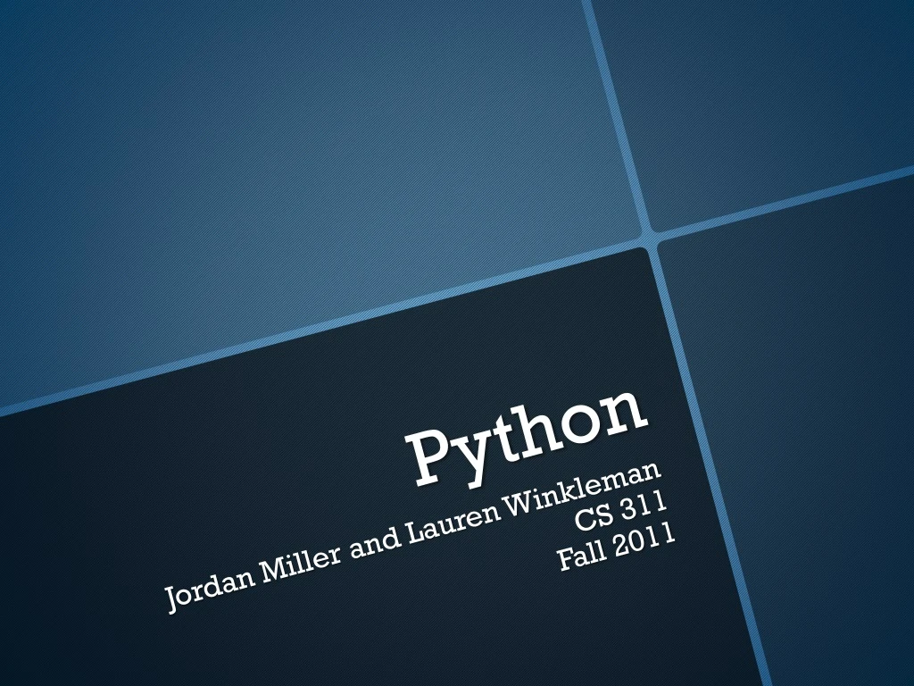 python