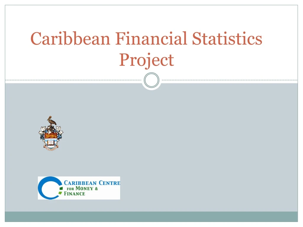 caribbean financial statistics project