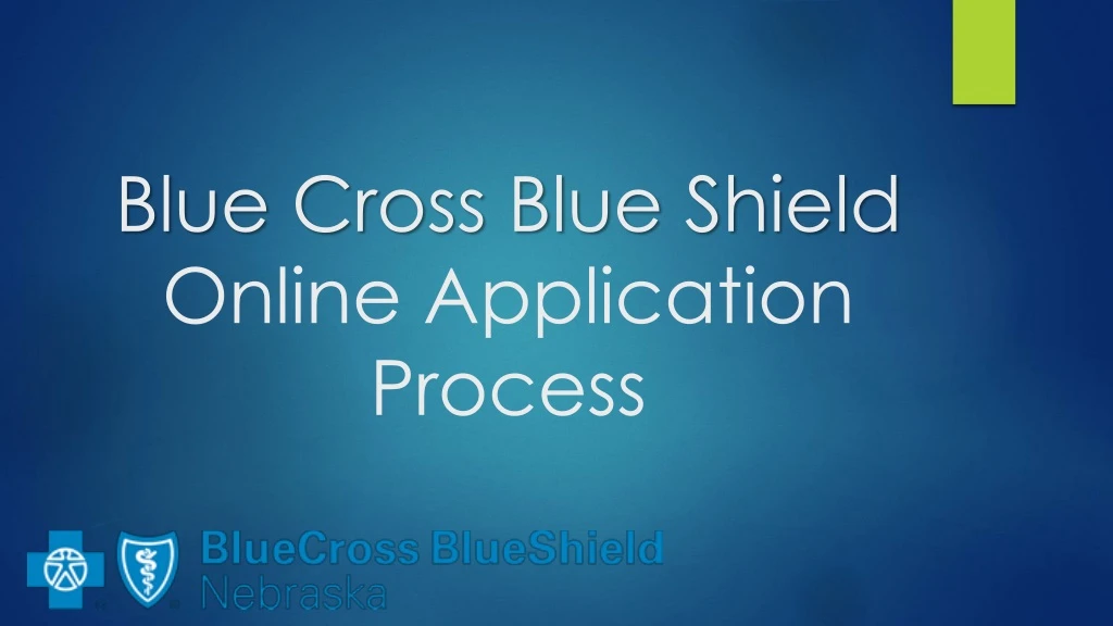 blue cross blue shield online application process