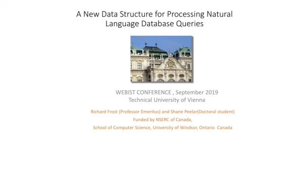 A New Data Structure for Processing Natural Language Database Queries