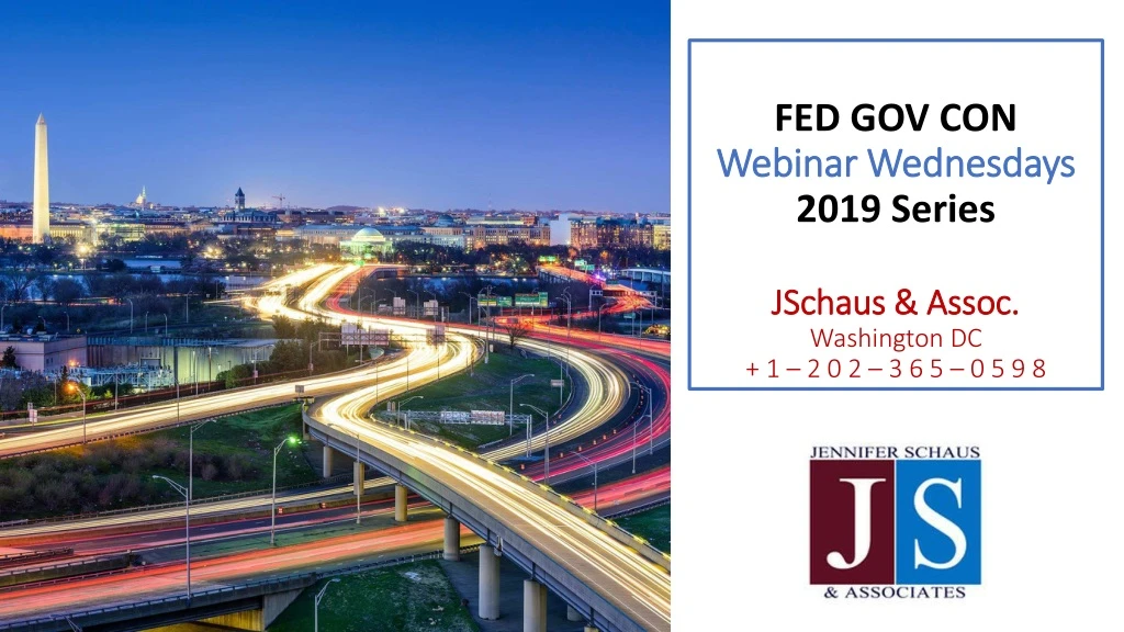 fed gov con webinar wednesdays 2019 series jschaus assoc washington dc 1 2 0 2 3 6 5 0 5 9 8