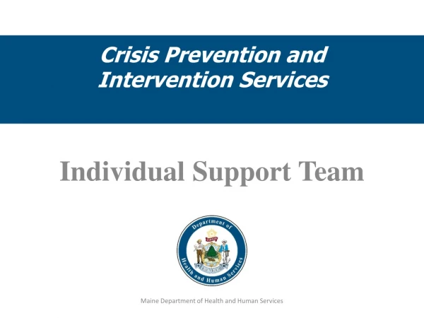 Crisis Prevention and Intervention Services