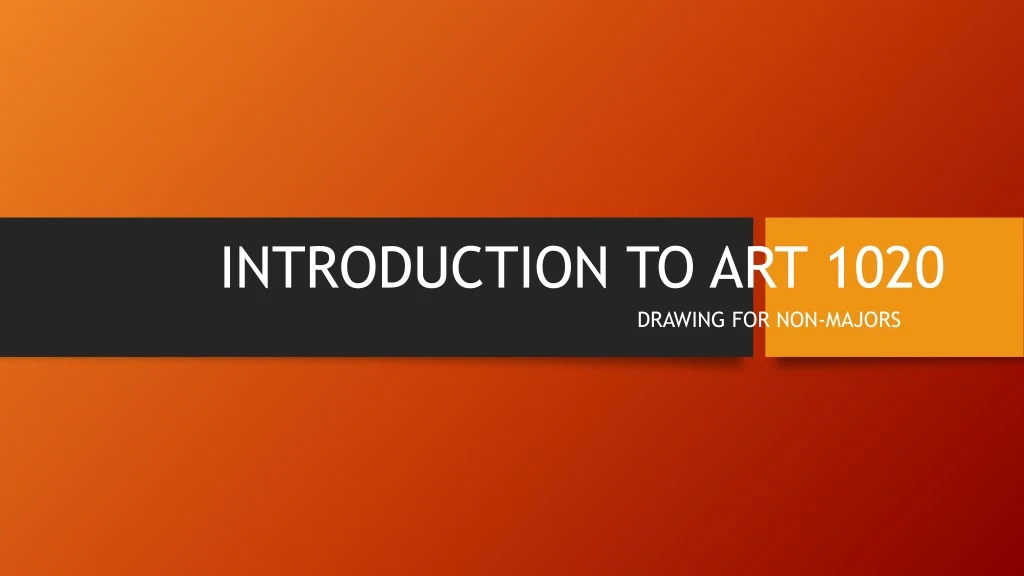 introduction to art 1020