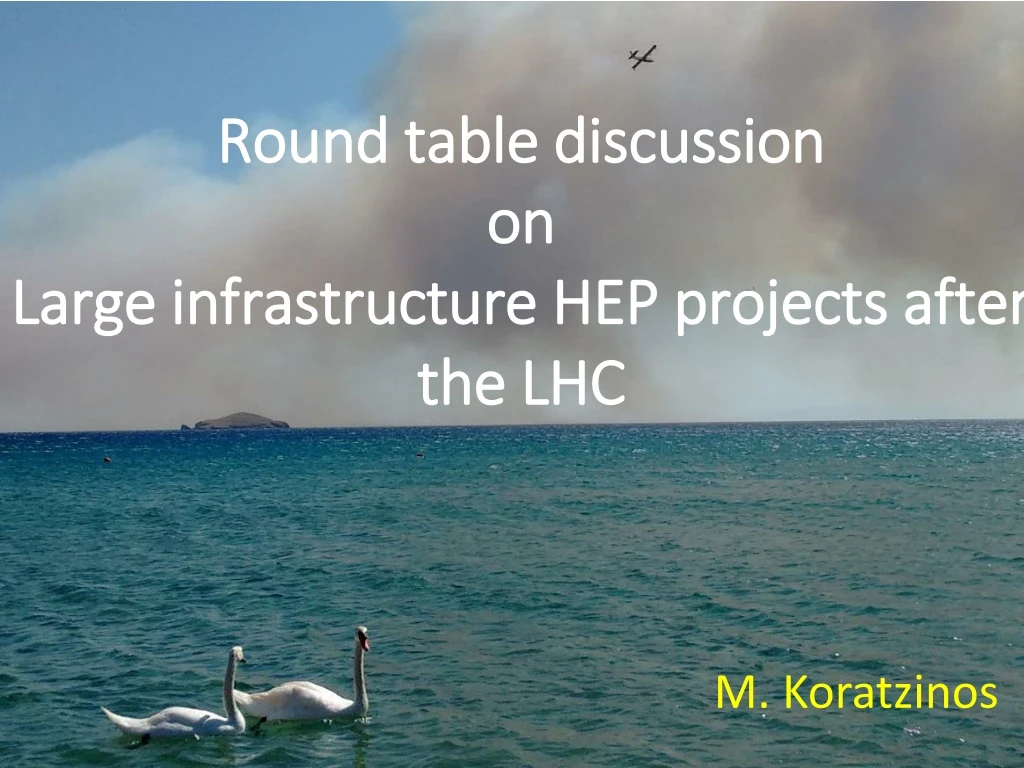 round table discussion on large infrastructure