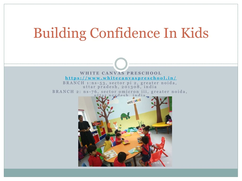 building confidence in kids