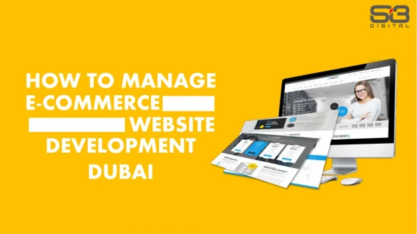 HOW TO MANAGE E-COMMERCE WEBSITE DEVELOPMENT DUBAI