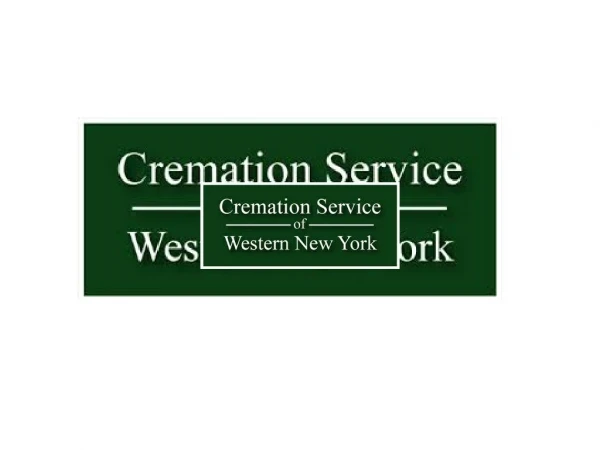 Cremation Service Of Western New York