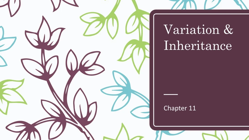 variation inheritance