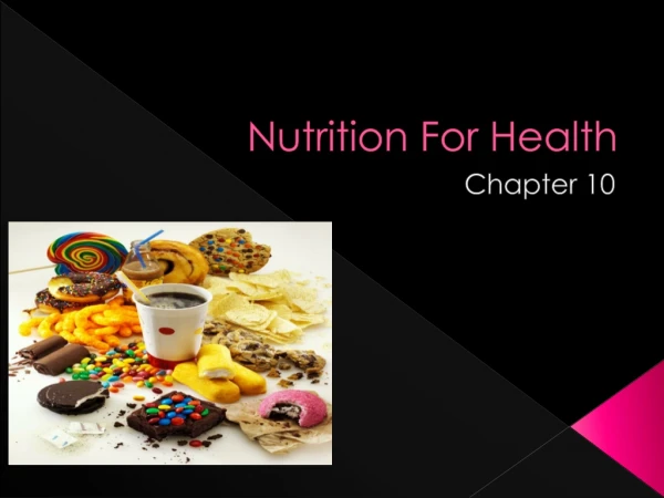 Nutrition For Health