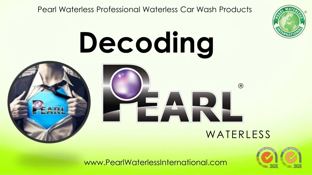 pearl waterless professional waterless car wash
