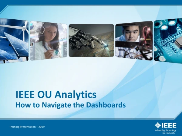 IEEE OU Analytics How to Navigate the Dashboards