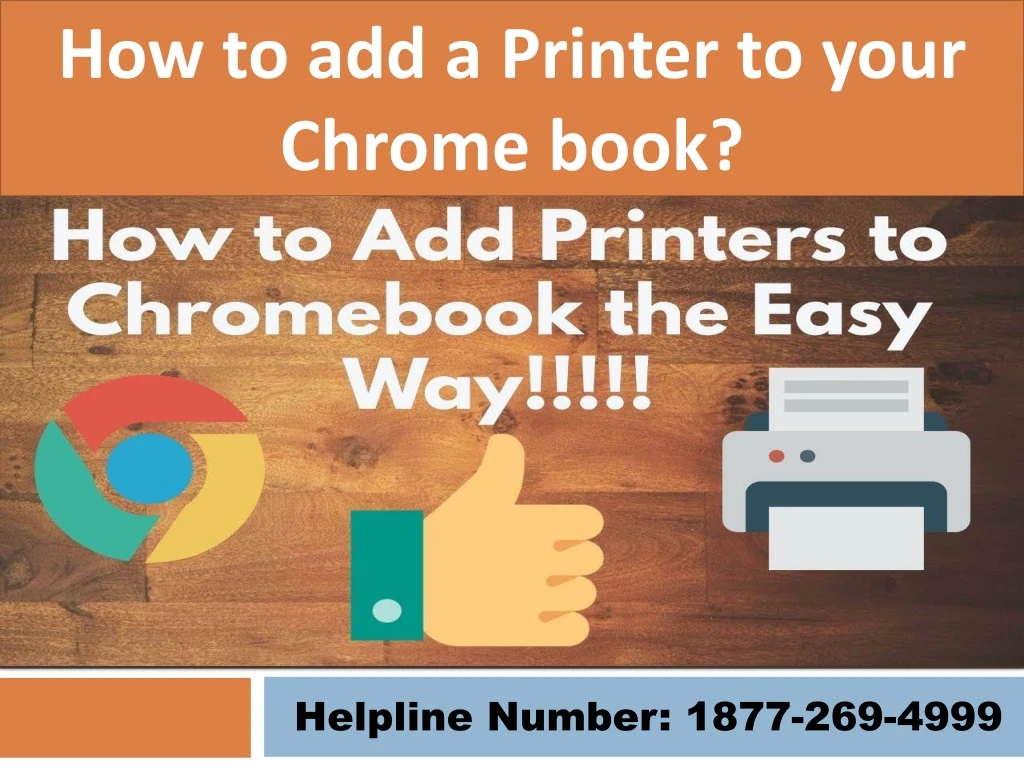 how to add a printer to your chrome book
