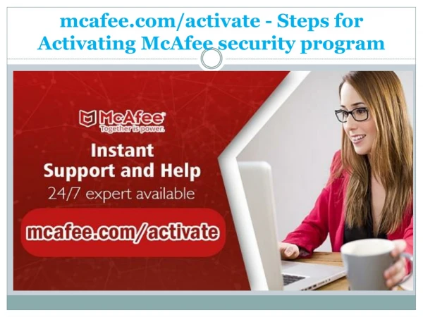 mcafee com activate steps for activating mcafee security program