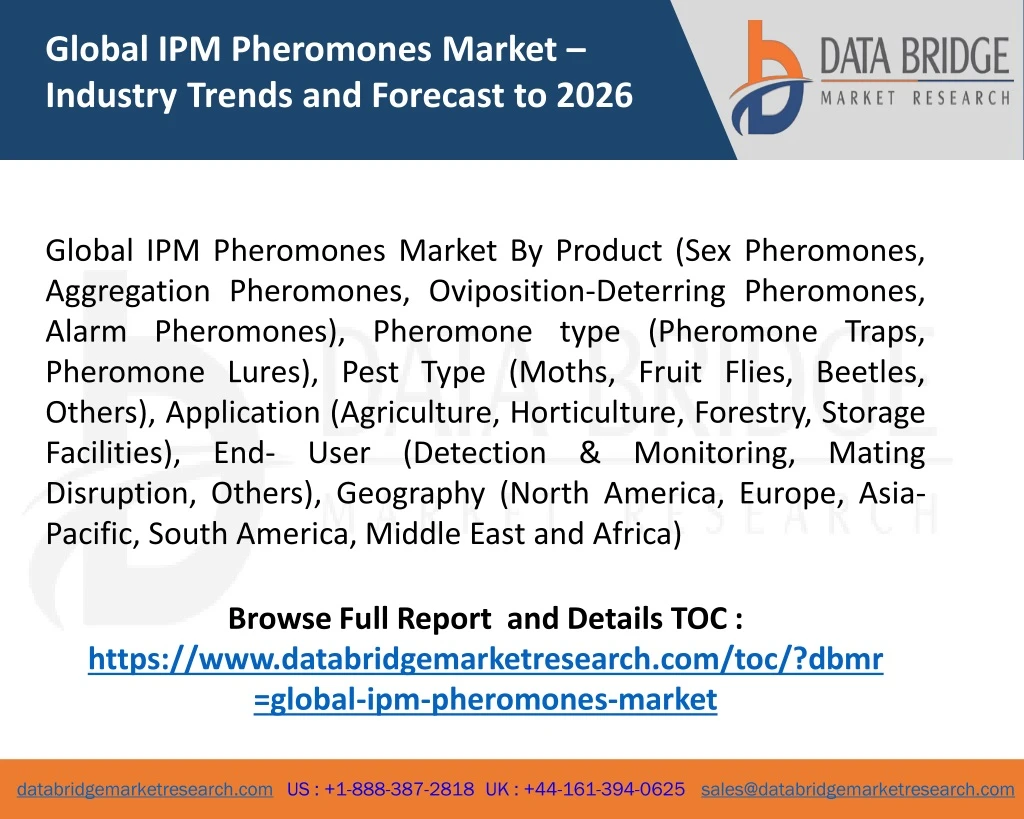 global ipm pheromones market industry trends