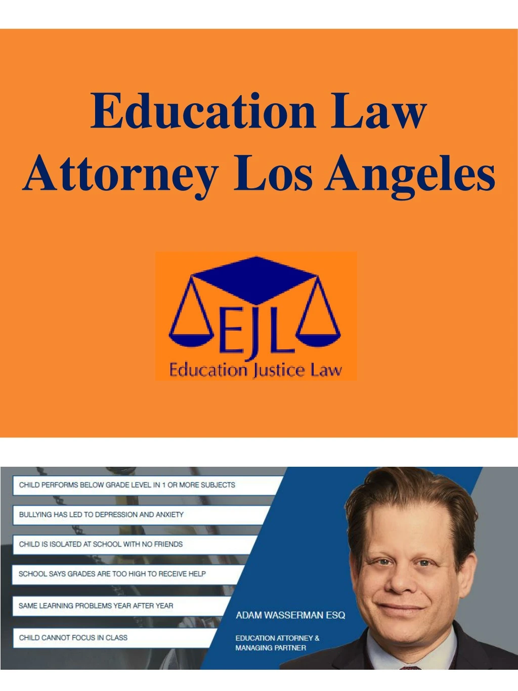 education law attorney los angeles