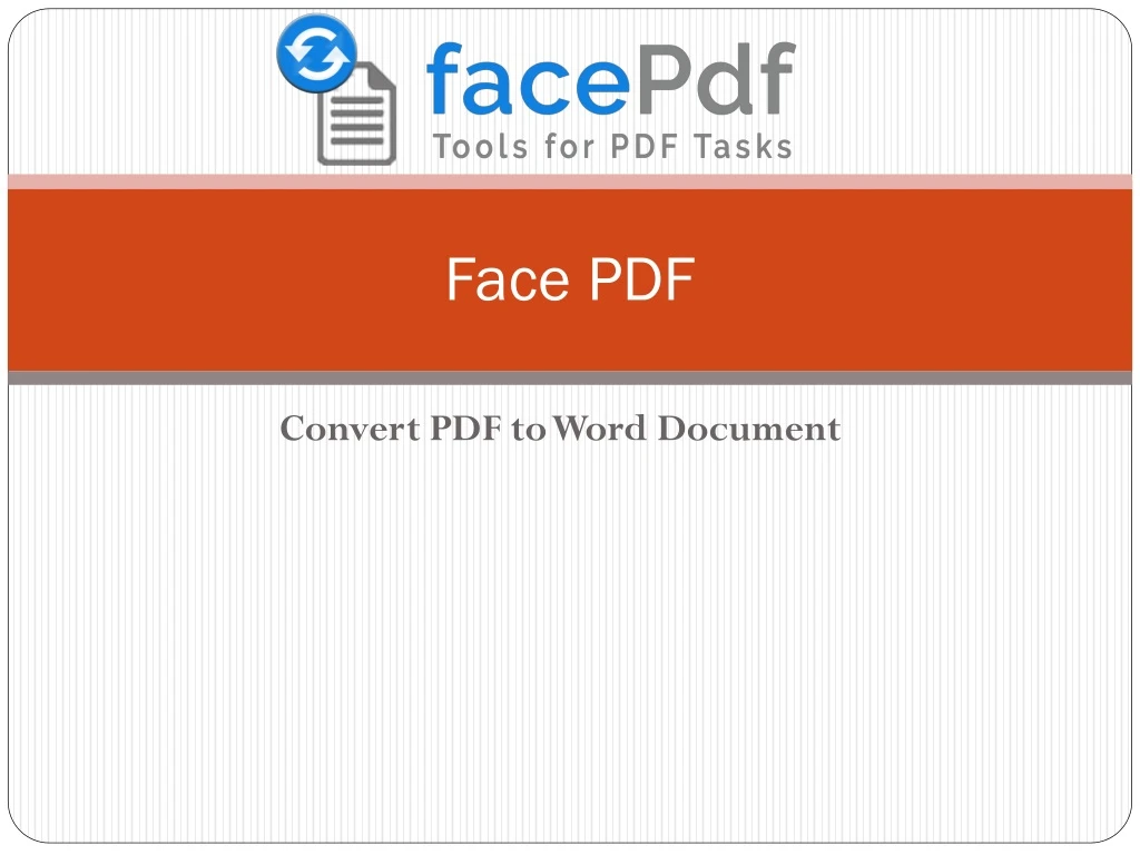 face pdf