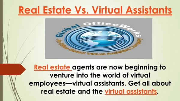 real estate vs virtual assistants