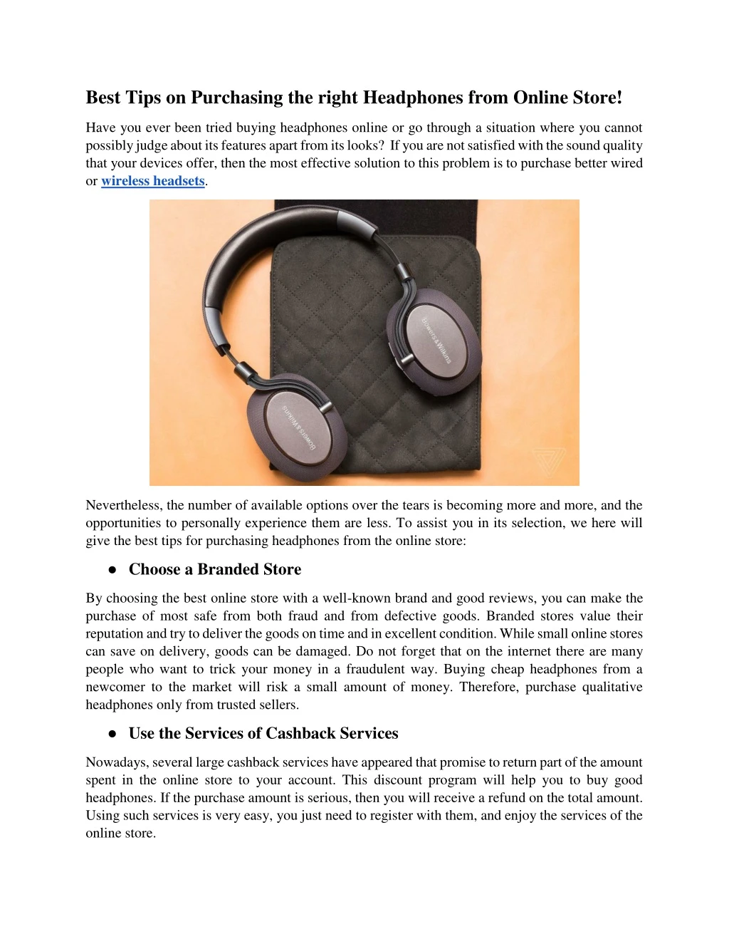 best tips on purchasing the right headphones from