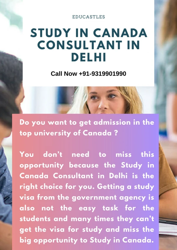 EduCastles - Top Study in Canada Consultant in Delhi, India