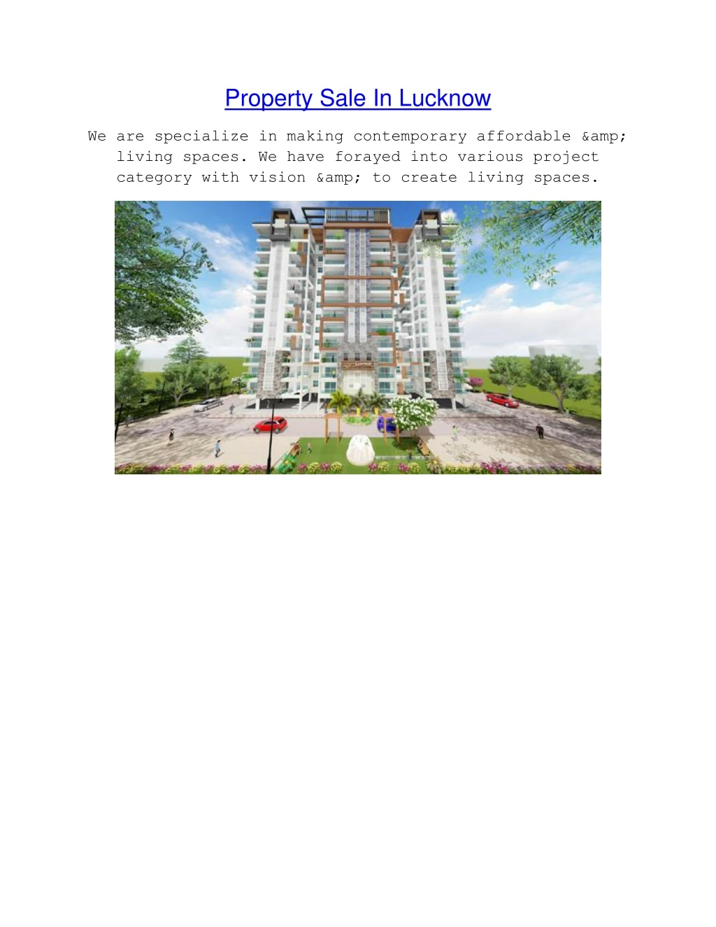 property sale in lucknow