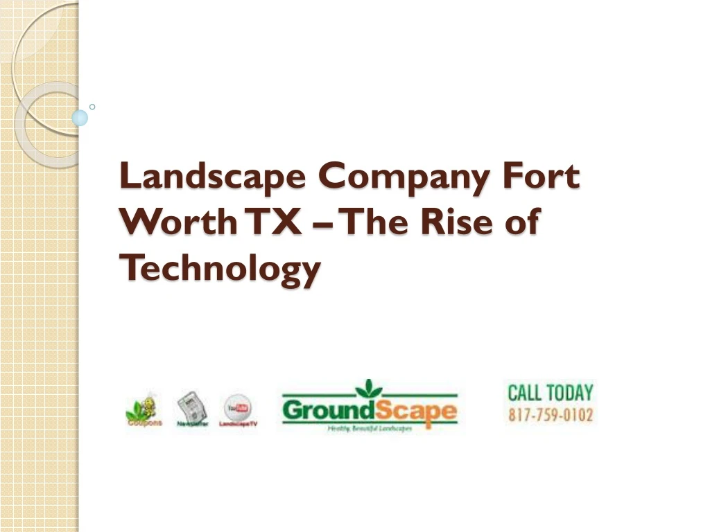landscape company fort worth tx the rise of technology