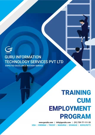 Training program - slide 1
