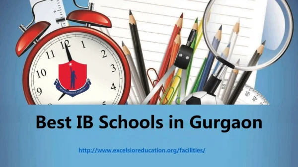 best ib s chools in gurgaon