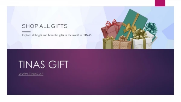 Online Gift Store Dubai & Tinas Gift