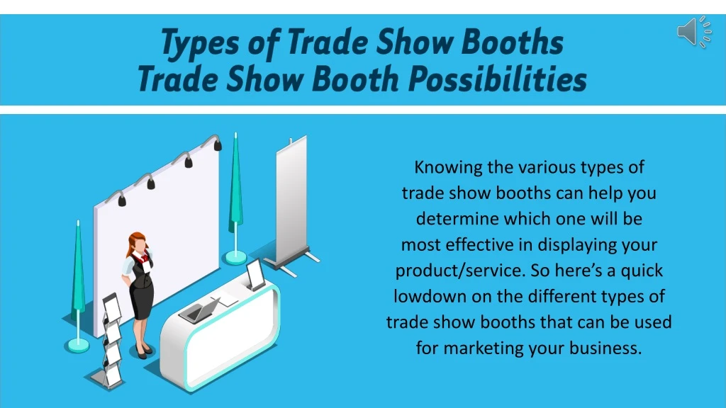 knowing the various types of trade show booths