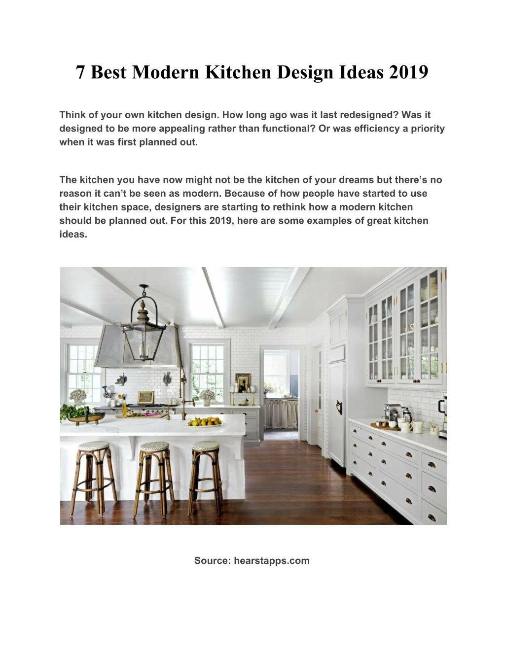 7 best modern kitchen design ideas 2019