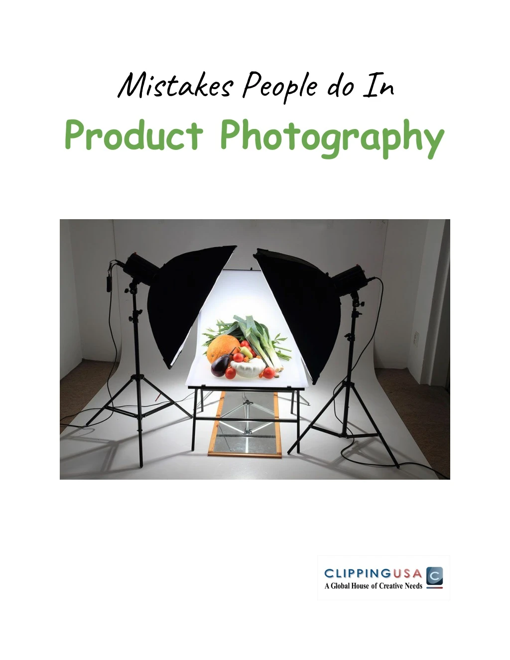 mistakes people do in product photography