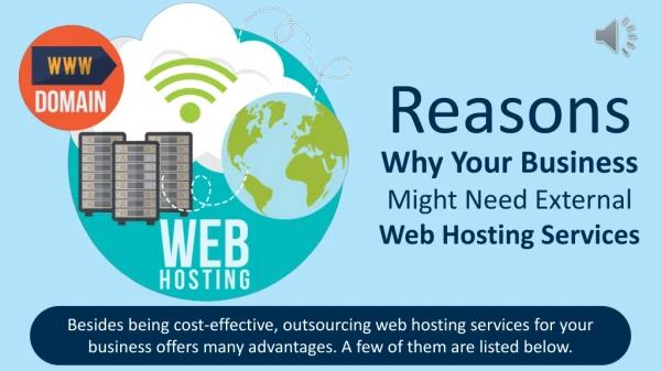 Reasons Why Your Business Might Need External Web Hosting Services