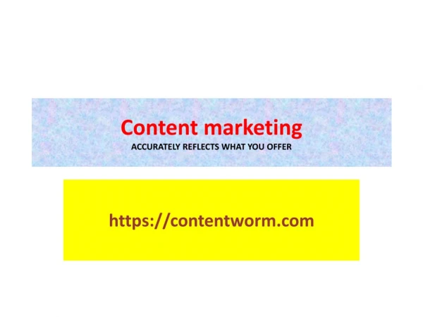Customized Content Marketing by Web Content Writing Experts