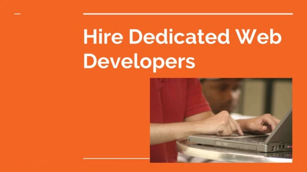 Hire Dedicated Web Developers