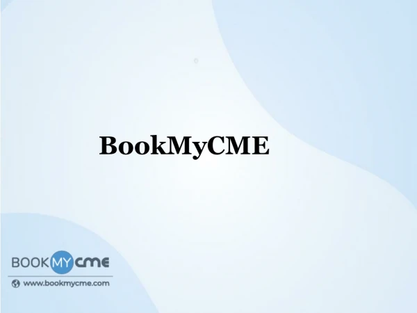 Medical Conferences-BookMyCME