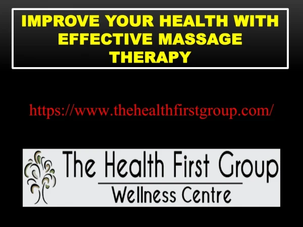 Mississauga Massage Therapy