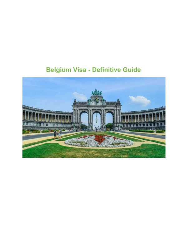 Belgium Visa - Schengen Belgium Visa