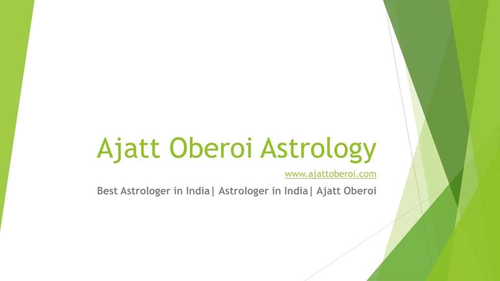 ajatt oberoi astrology