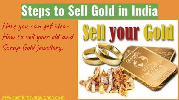 Step to sell Gold