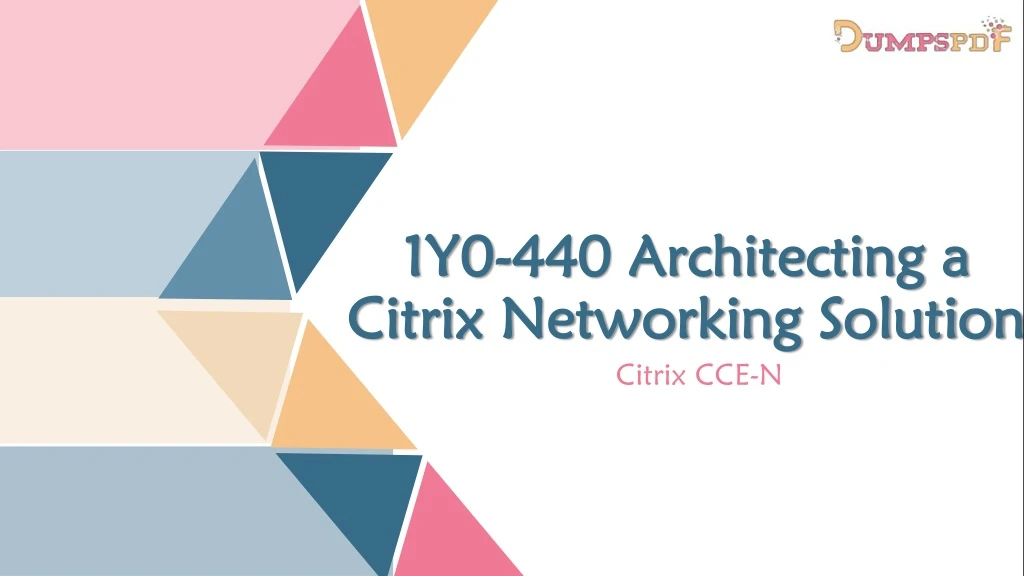 1y0 440 architecting a citrix networking solution