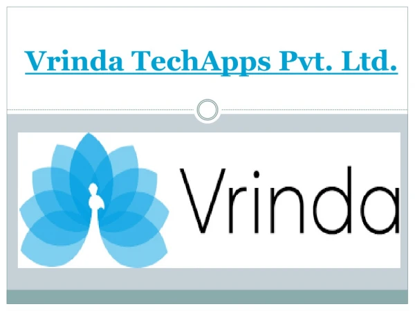 VrindaTech is Best App Development Company in India