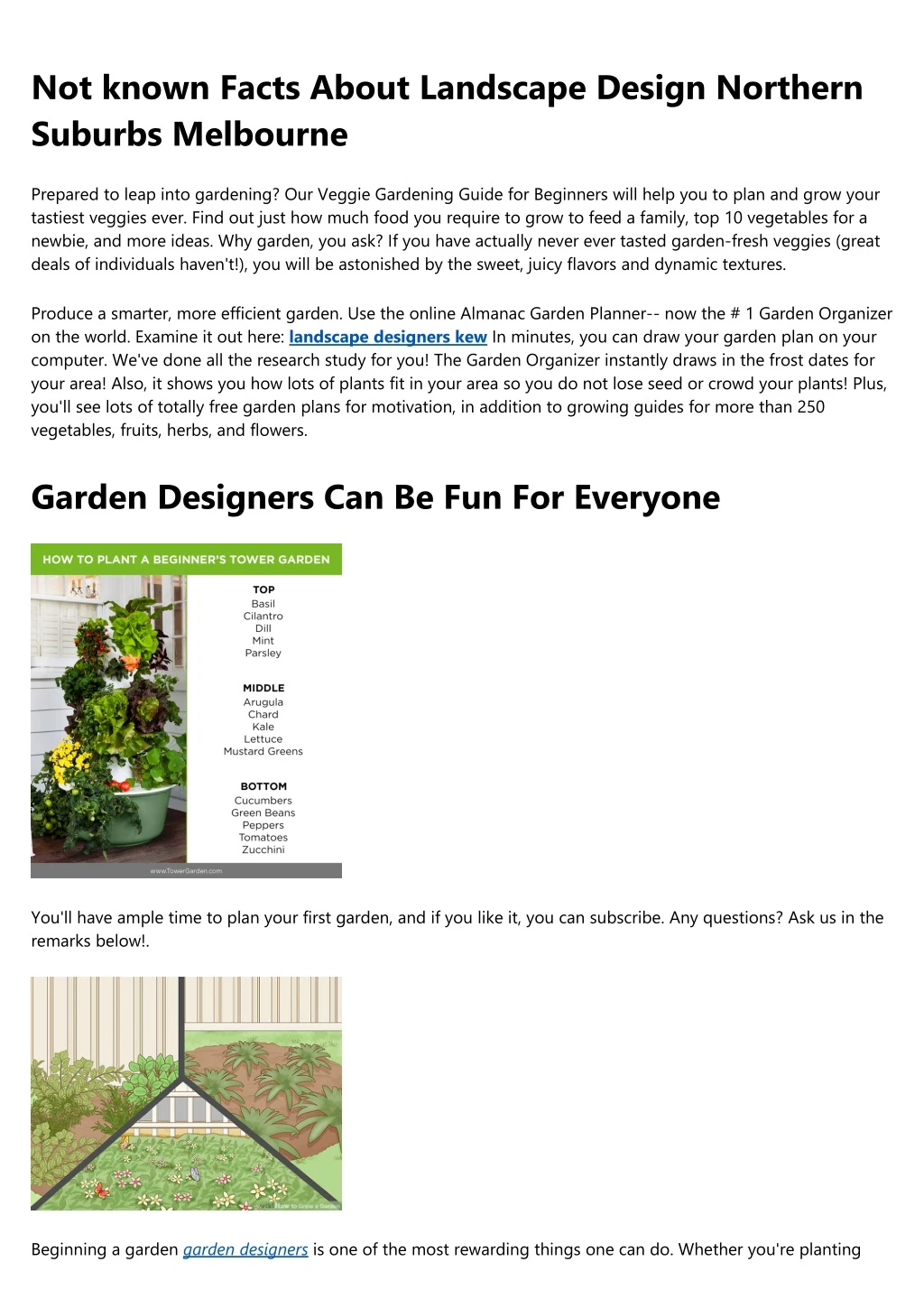 not known facts about landscape design northern
