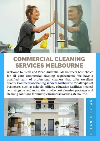 Commercial Cleaning Services Melbourne