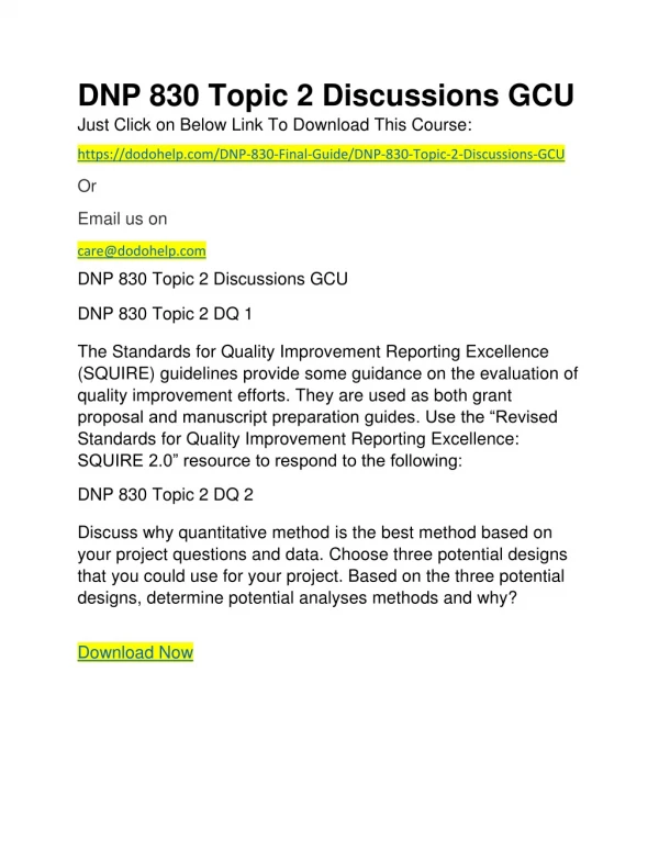 dnp 830 topic 2 discussions gcu just click