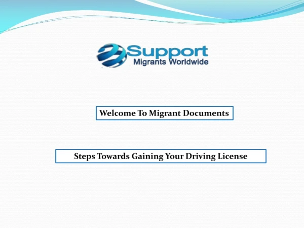Steps Towards Gaining Your Driving License